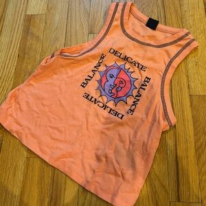 Delicate Balance Kids Orange Tank Top